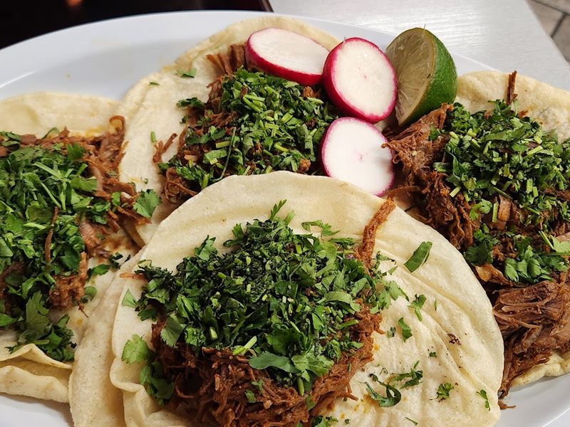 Tacos El Rey food